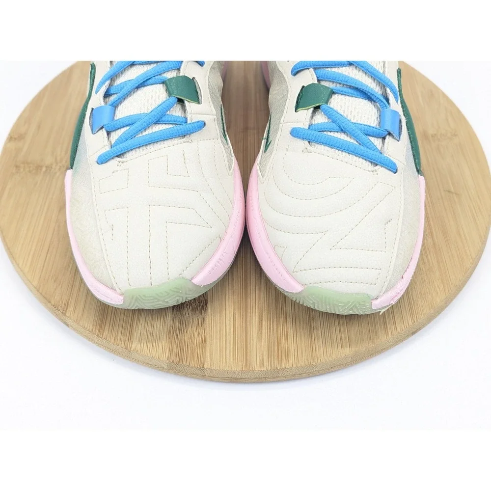 Nike‎ Mens 8 Giannis Immortality 3 Basketball Shoes White Green Pink Sneakers